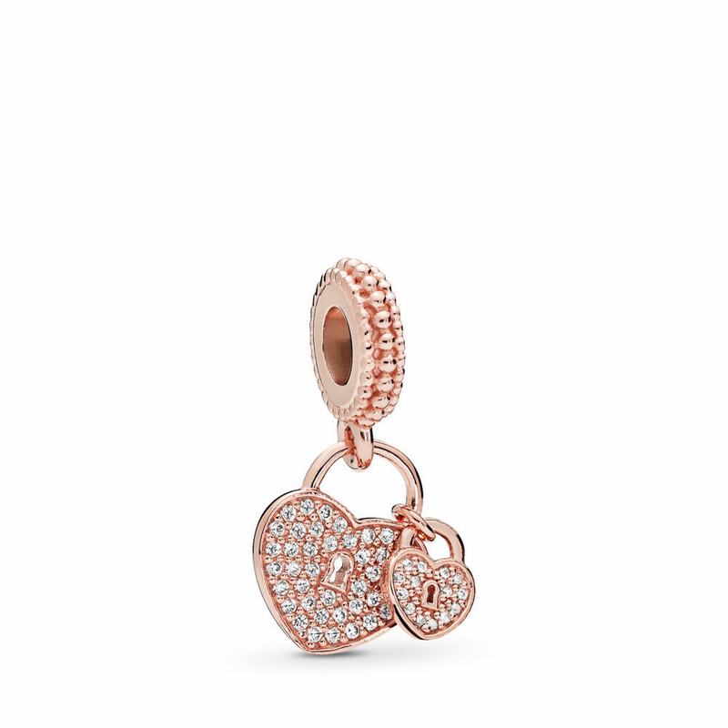 Pandantiv De Talisman Pandora Rose™ Love Locks (4ZcVSwjm)